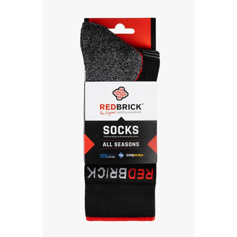 REDBRICK All Season sokken grijs/zwart
