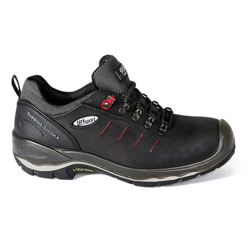 GRISPORT Veiligheidsschoen 72071 var16a S3 zwart/rood laag