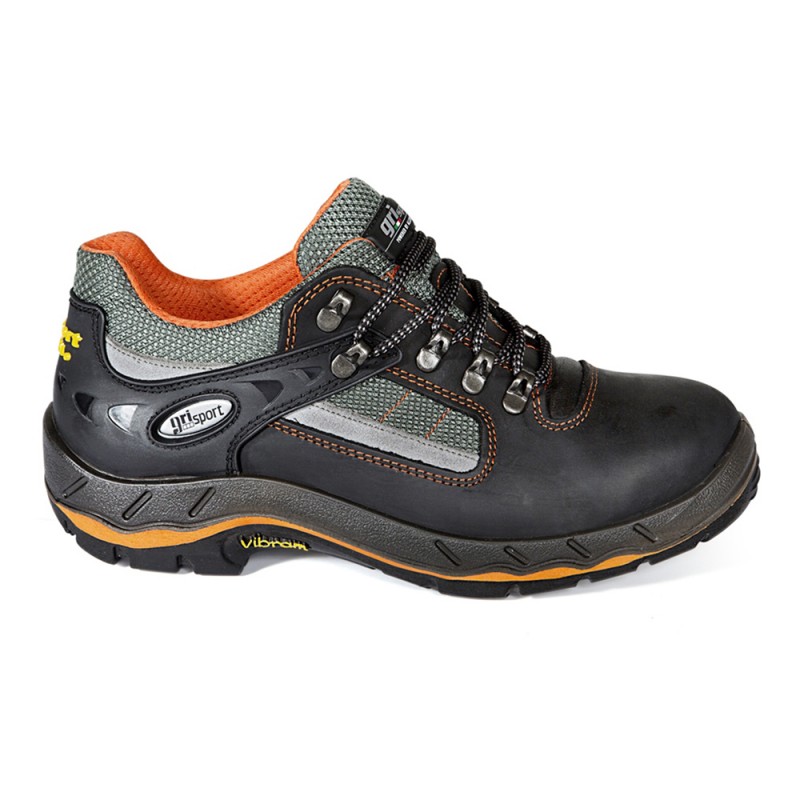 GRISPORT Veiligheidsschoen 71605 var11 S3 zwart/oranje laag
