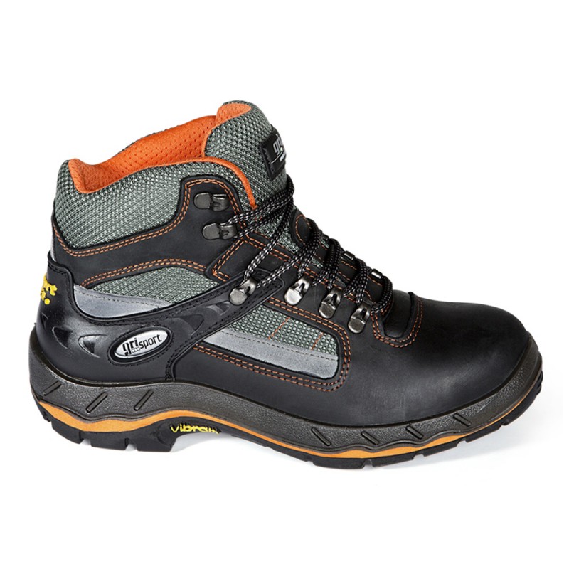 GRISPORT Veiligheidsschoen 71607 var15 S3 zwart/oranje hoog