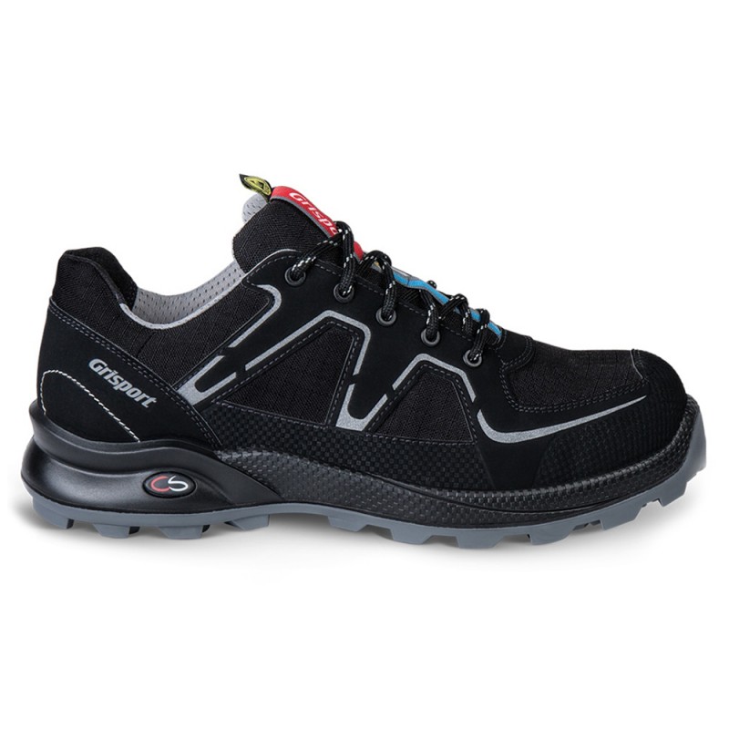 GRISPORT Veiligheidsschoen Nordic S3 zwart/zilver laag