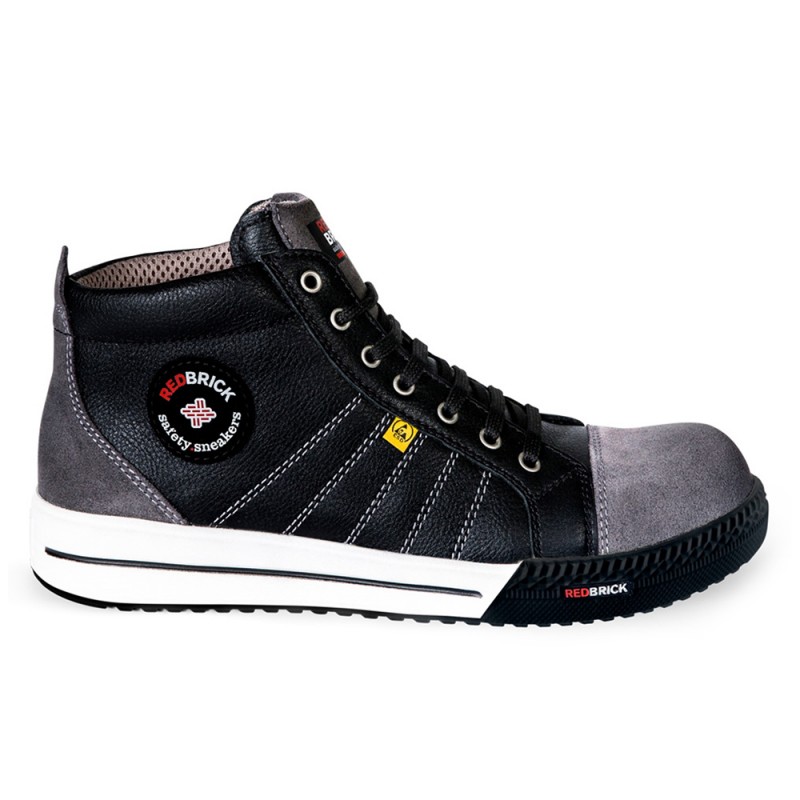 REDBRICK Veiligheidsschoen Granite ESD S3 grijs/zwart hoog