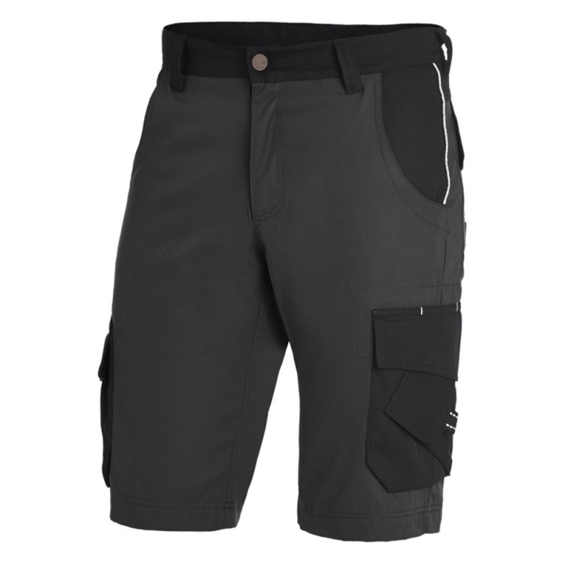 FHB THEO Bermuda Twill 1220 antraciet/zwart