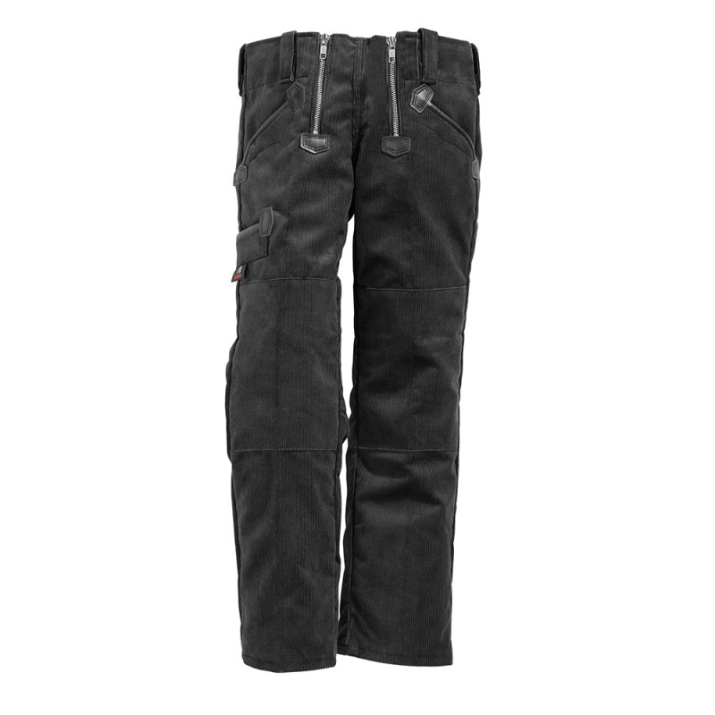 FHB AUGUST Kinder-Zunft-Broek Fijne cord 20 zwart