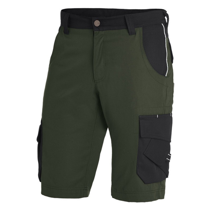 FHB THEO Bermuda Twill 1520 olijf/zwart