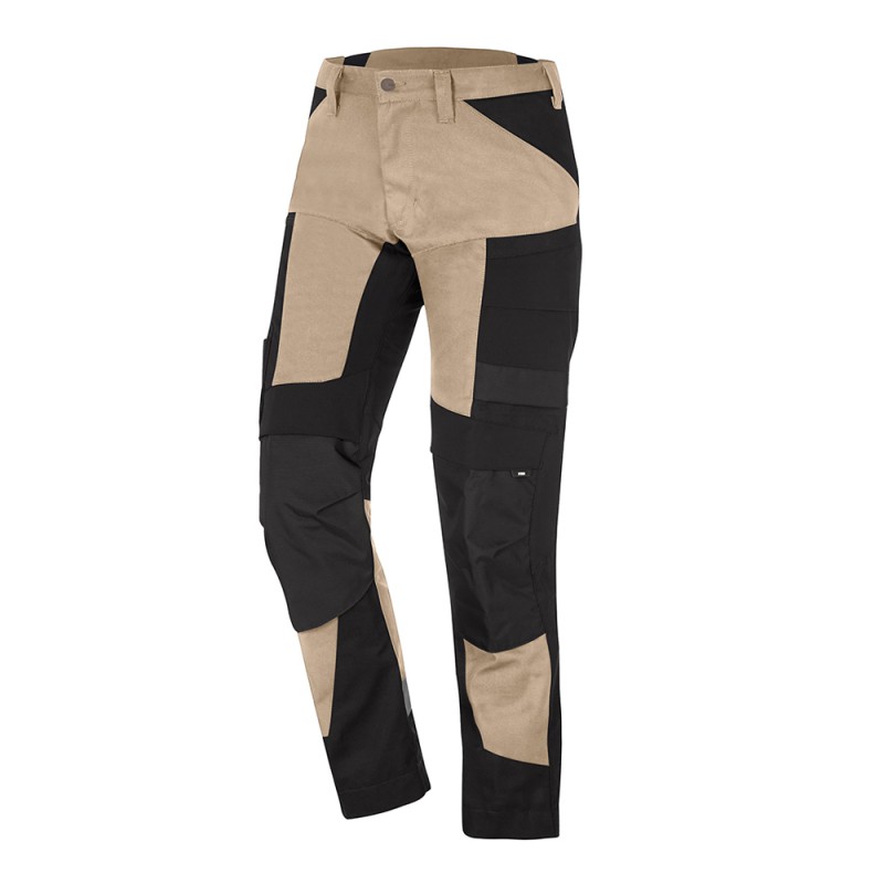 FHB LEO Werkbroek elastisch 1320 1320 beige/zwart