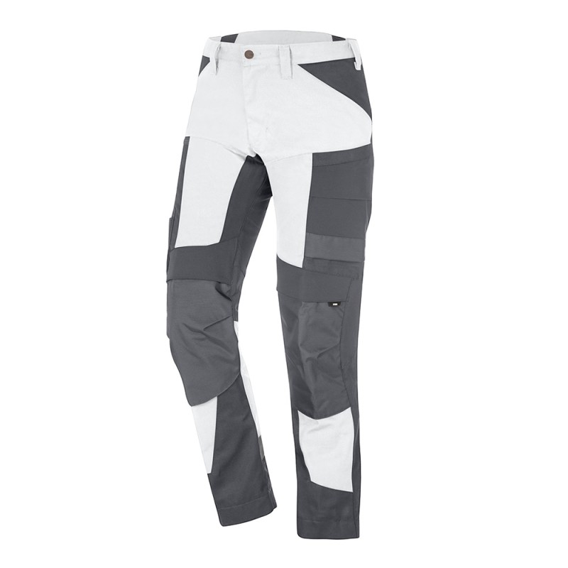 FHB LEO Werkbroek elastisch 1012 1012 wit/anthraciet