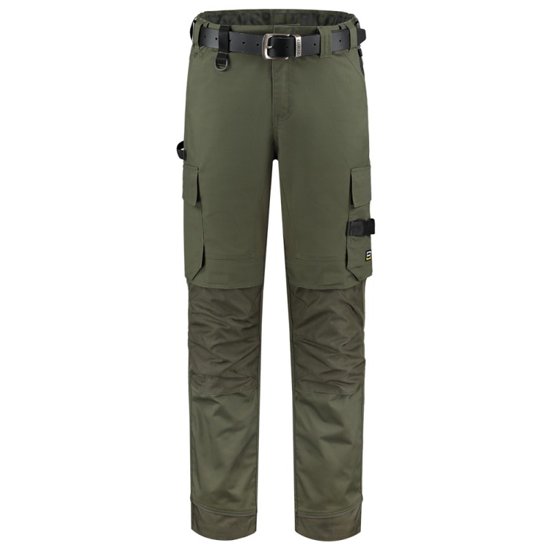 TRICORP 502020 Werkbroek Twill Cordura Stretch army