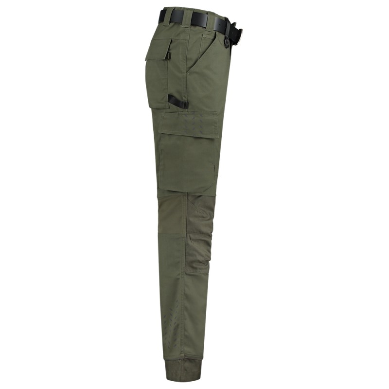 TRICORP 502020 Werkbroek Twill Cordura Stretch army
