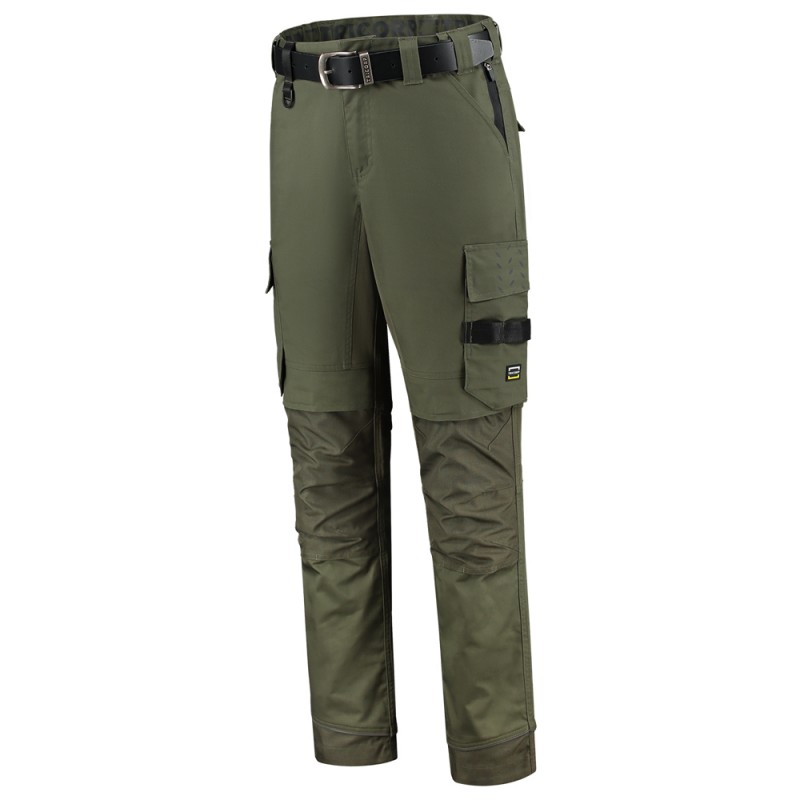 TRICORP 502020 Werkbroek Twill Cordura Stretch army