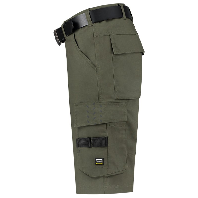 TRICORP 502025 Werkbroek Twill Kort army