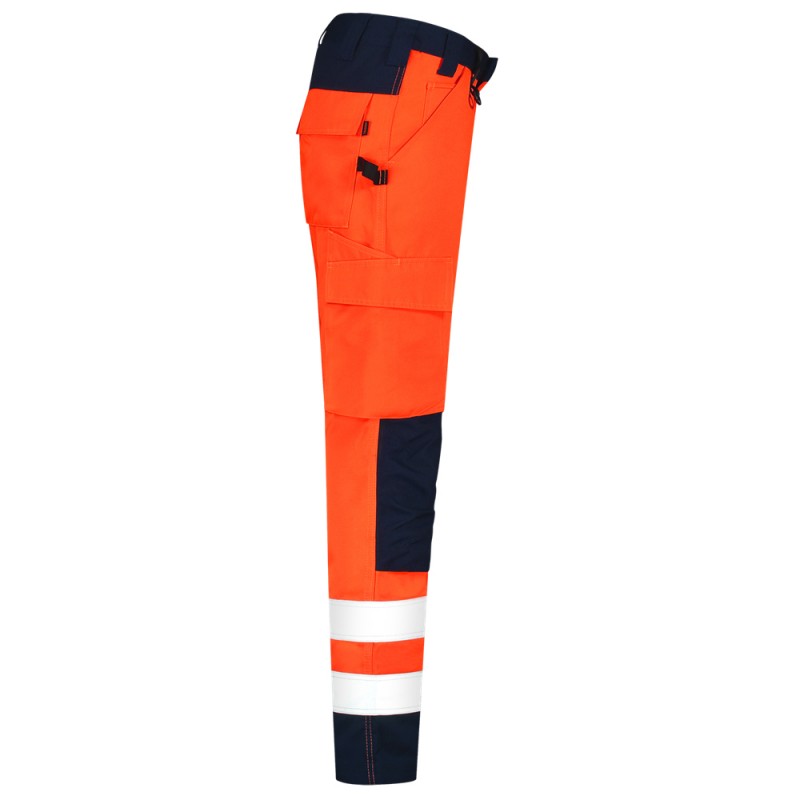 TRICORP 503011 Werkbroek High Vis Bicolor fluor oranje/ink