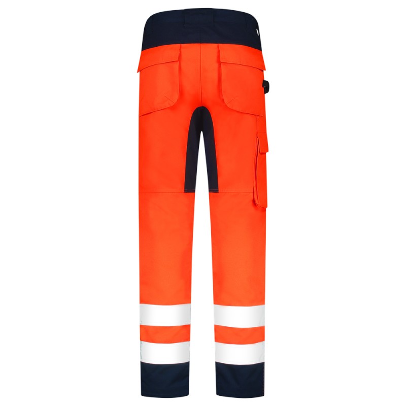 TRICORP 503011 Werkbroek High Vis Bicolor fluor oranje/ink
