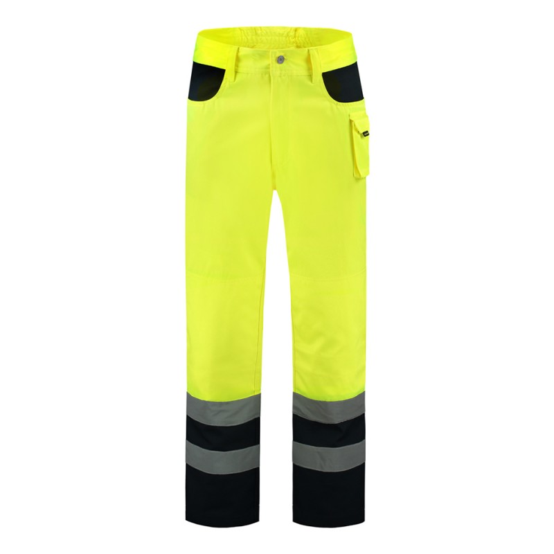 TRICORP 503002/TWE3001 Werkbroek ISO20471 Bicolor fluor yellow-navy