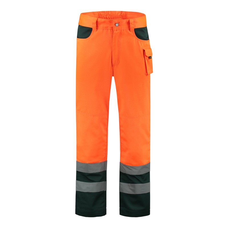 TRICORP 503002/TWE3001 Werkbroek ISO20471 Bicolor fluor orange-green