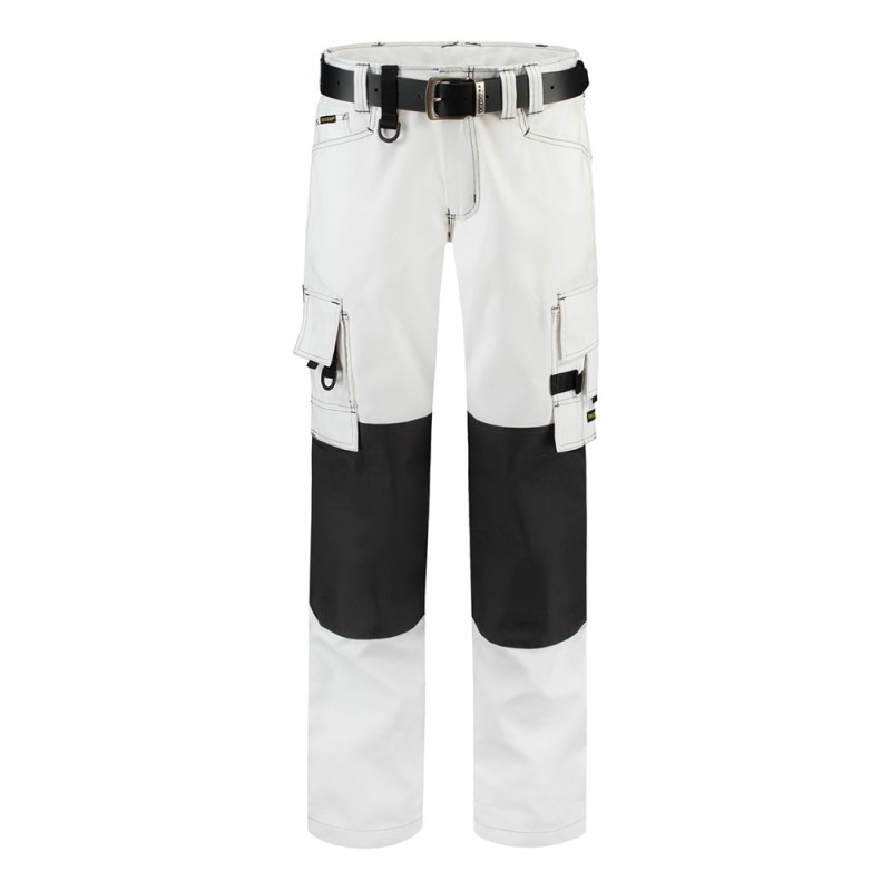 TRICORP 502009/TWC2000 Werkbroek Cordura Canvas white-darkgrey