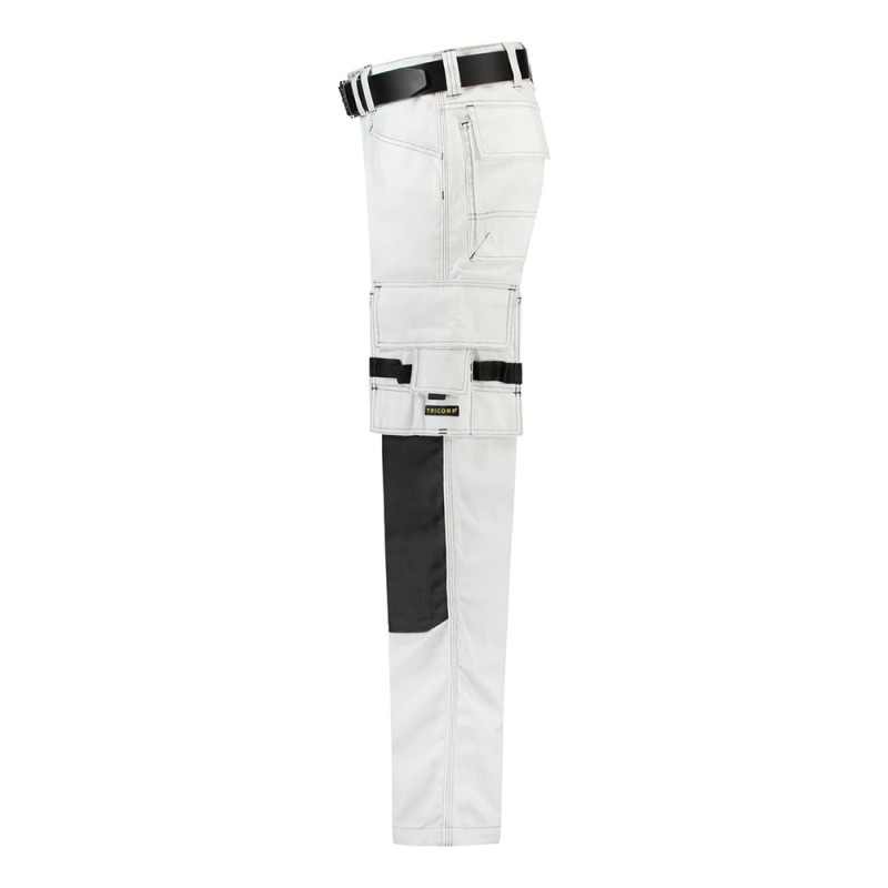 TRICORP 502009/TWC2000 Werkbroek Cordura Canvas white-darkgrey
