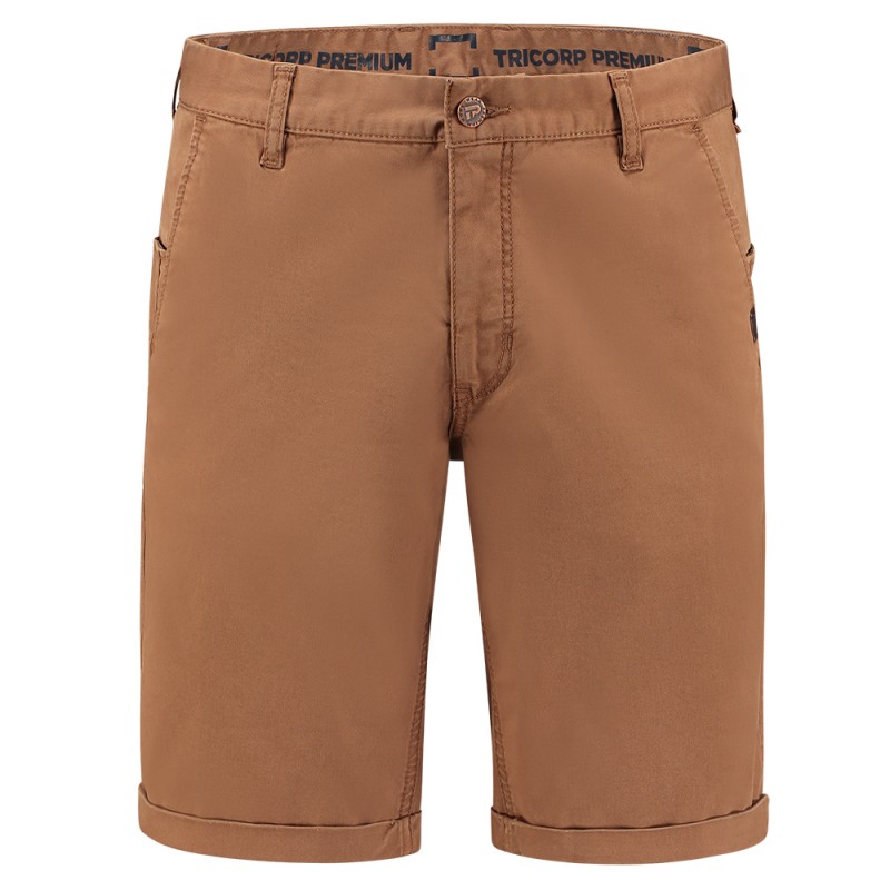 TRICORP 504008 Chino Premium Kort bronzbrown