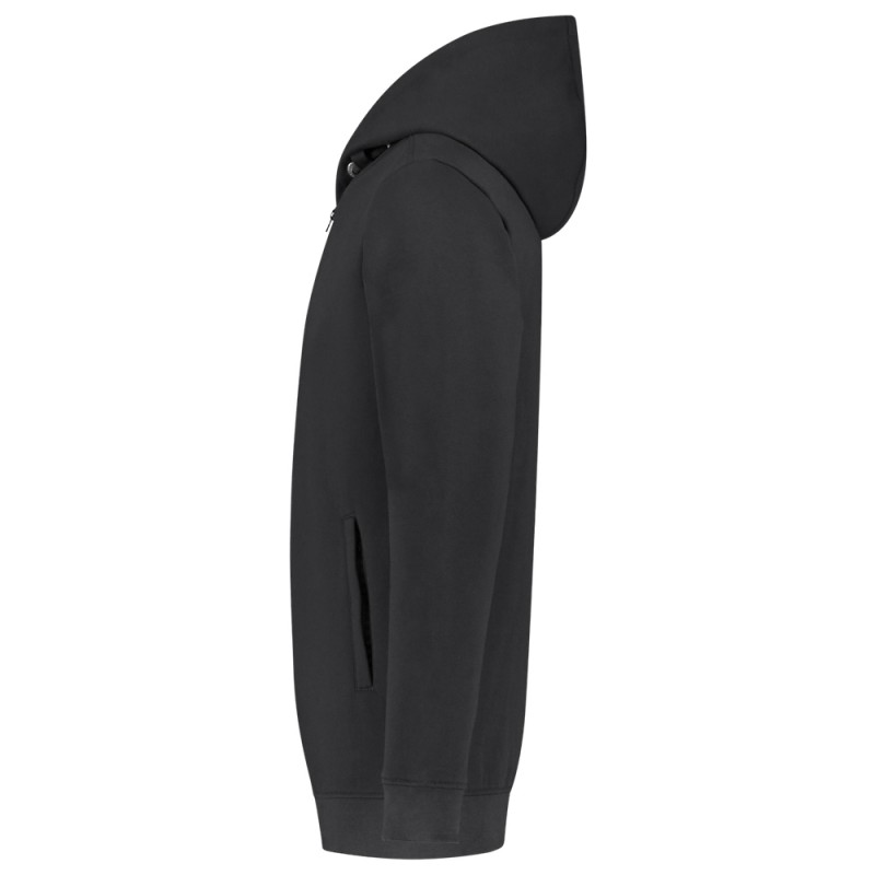TRICORP 301014 Sweatvest Capuchon 60°C Wasbaar donkergrijs TRICORP 301014 Sweatvest Capuchon 60°C Wasbaar donkergrijs