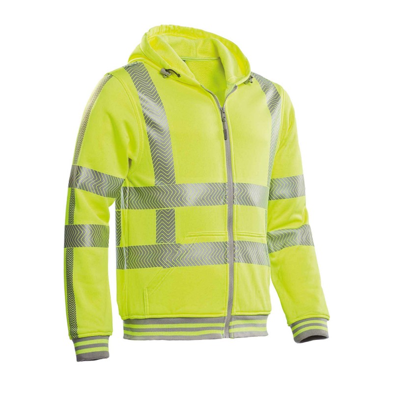 SANTINO Hooded Vest Vermont fluor yellow