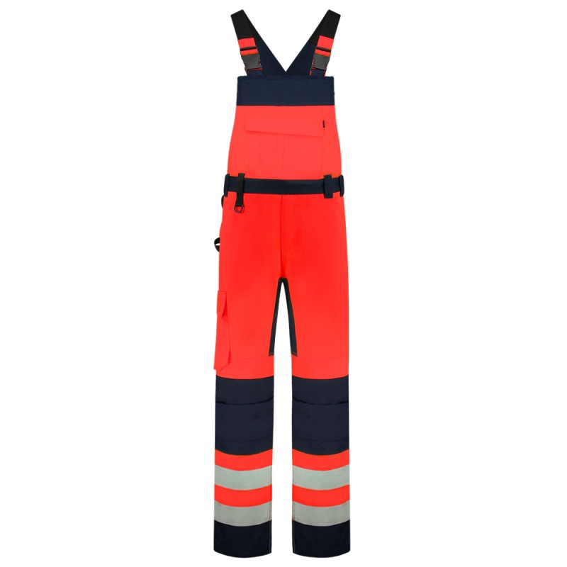 TRICORP 753005 Amerikaanse Overall High Vis Bicolor fluor rood/ink