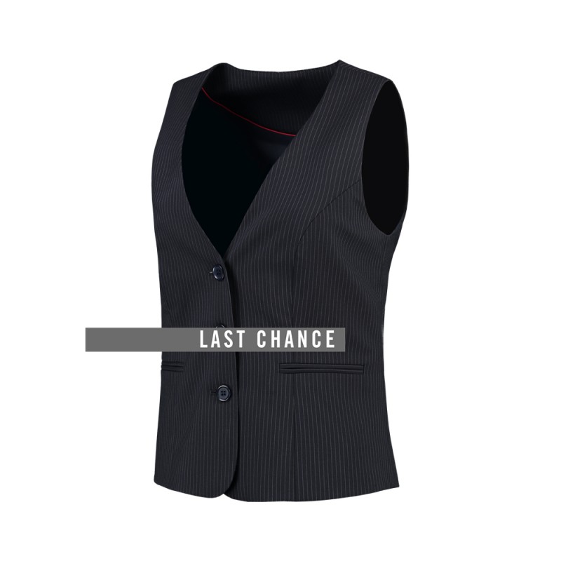 TRICORP 405002 (CLW6001) Gilet Dames marineblauw-gestreept TRICORP 405002 (CLW6001) Gilet Dames marineblauw-gestreept