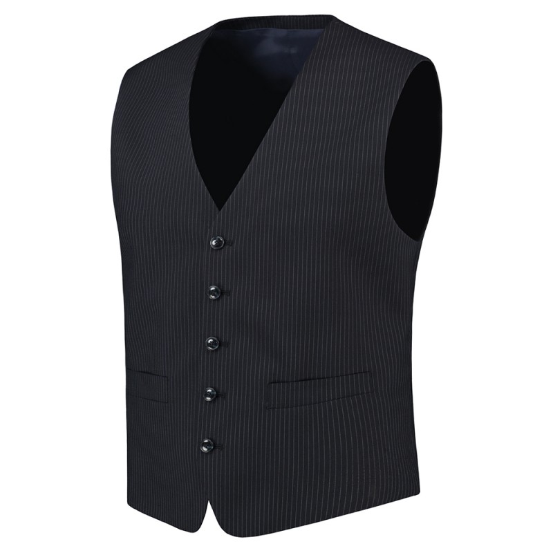 TRICORP 405004 (CMW6000) Gilet Heren marineblauw-gestreept