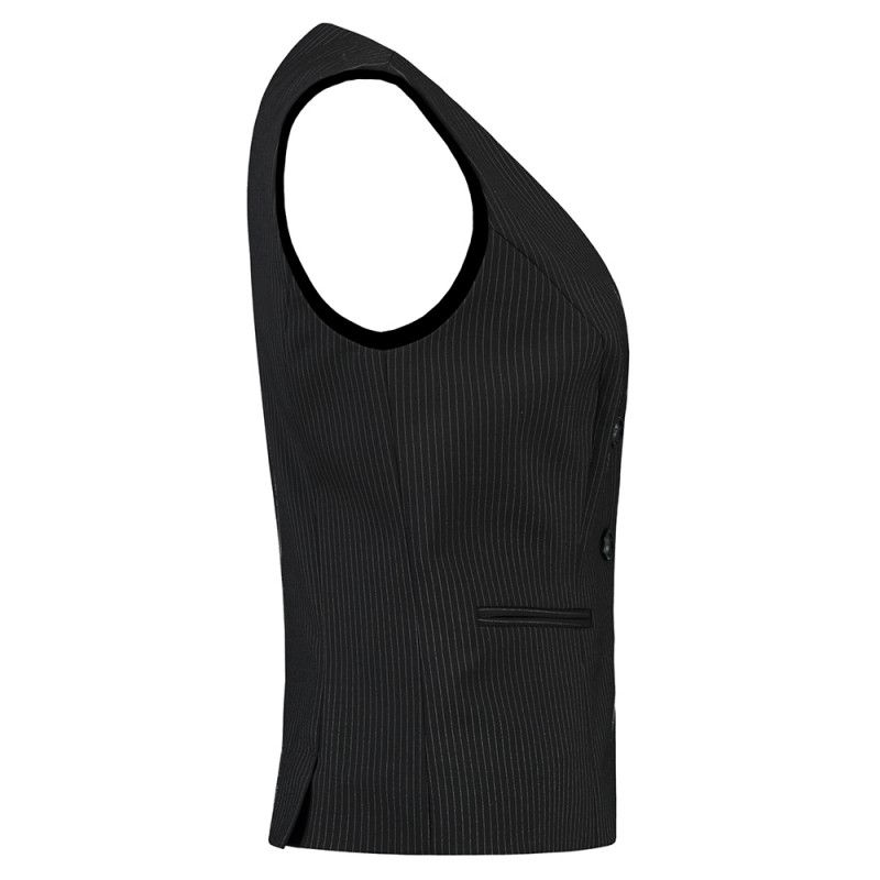 TRICORP 405002 (CLW6001) Gilet Dames zwart-gestreept
