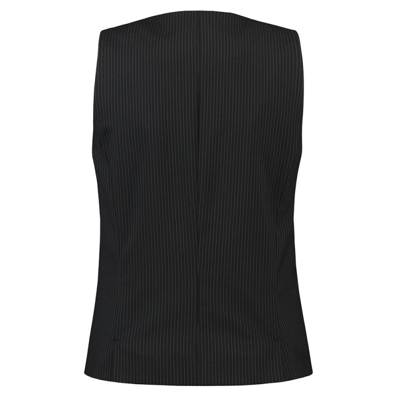 TRICORP 405002 (CLW6001) Gilet Dames zwart-gestreept