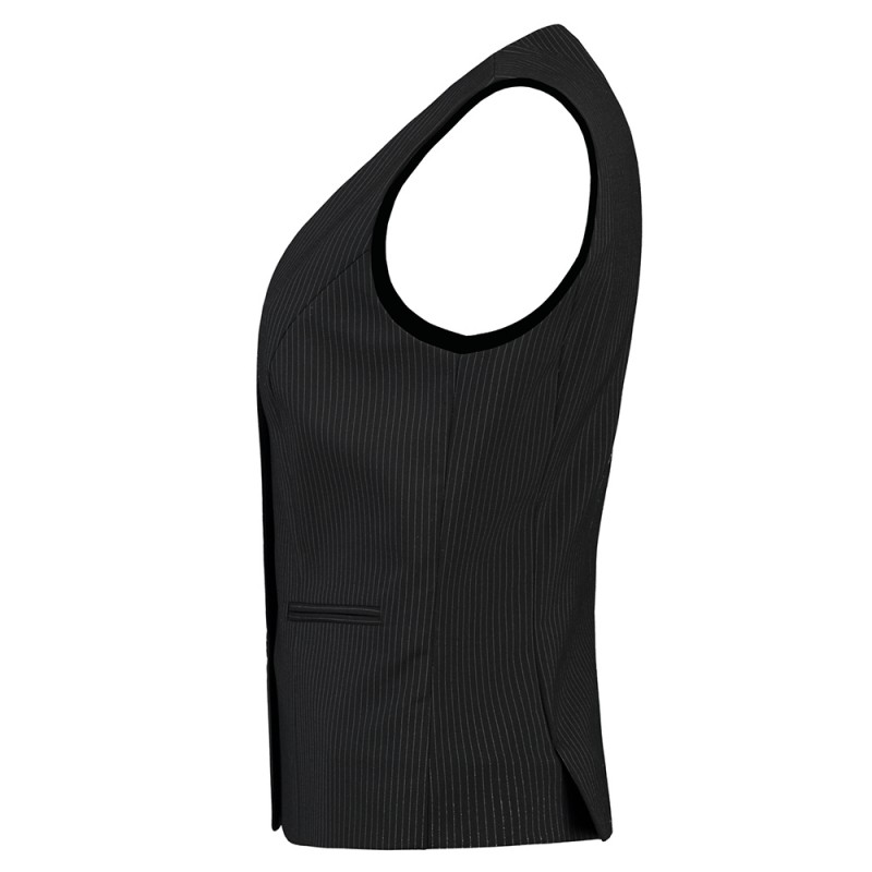 TRICORP 405002 (CLW6001) Gilet Dames zwart-gestreept