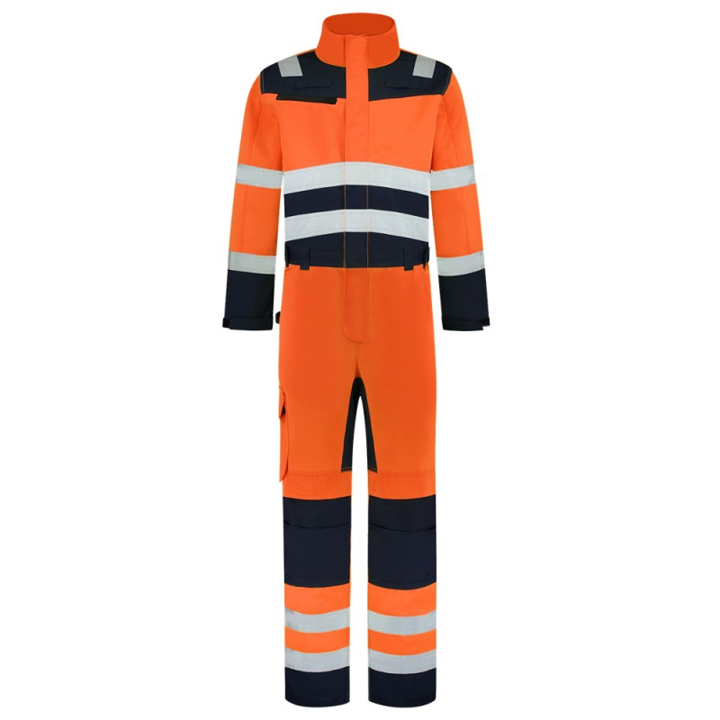 TRICORP 753009 Overall High Vis Bicolor fluor oranje/ink