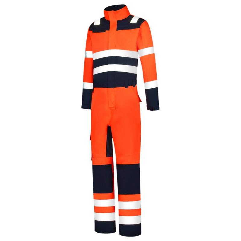 TRICORP 753009 Overall High Vis Bicolor fluor oranje/ink