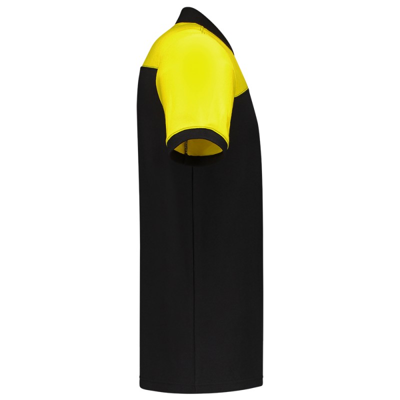 TRICORP 202006 Poloshirt Bicolor Naden black-yellow