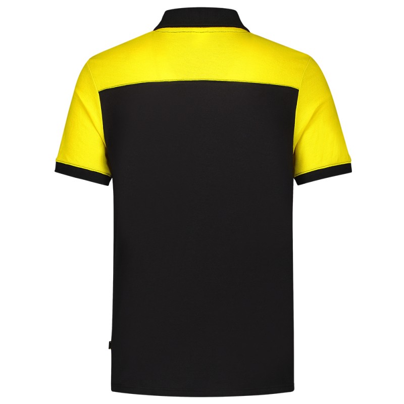 TRICORP 202006 Poloshirt Bicolor Naden black-yellow