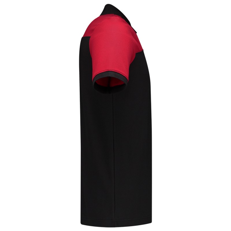 TRICORP 202006 Poloshirt Bicolor Naden black-red