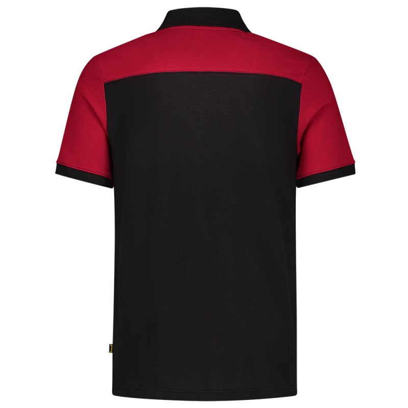 TRICORP 202006 Poloshirt Bicolor Naden black-red