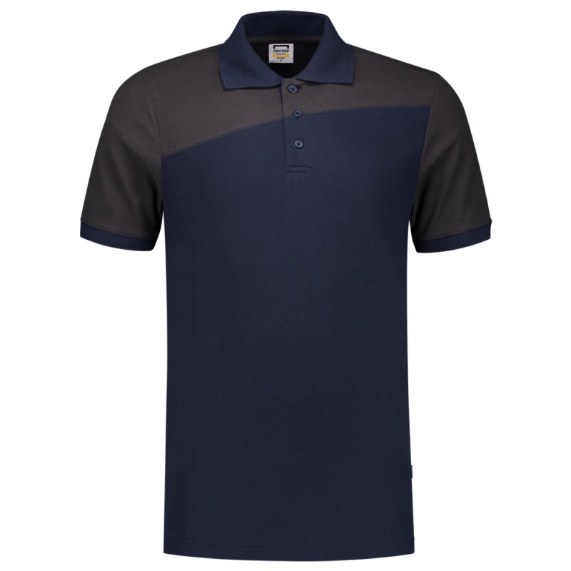TRICORP 202006 Poloshirt Bicolor Naden ink-darkgrey