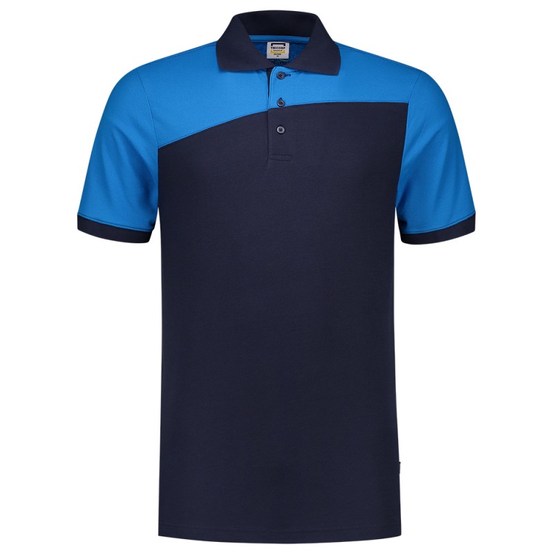 TRICORP 202006 Poloshirt Bicolor Naden ink-turquoise