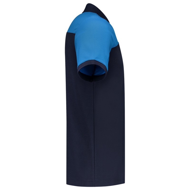 TRICORP 202006 Poloshirt Bicolor Naden ink-turquoise