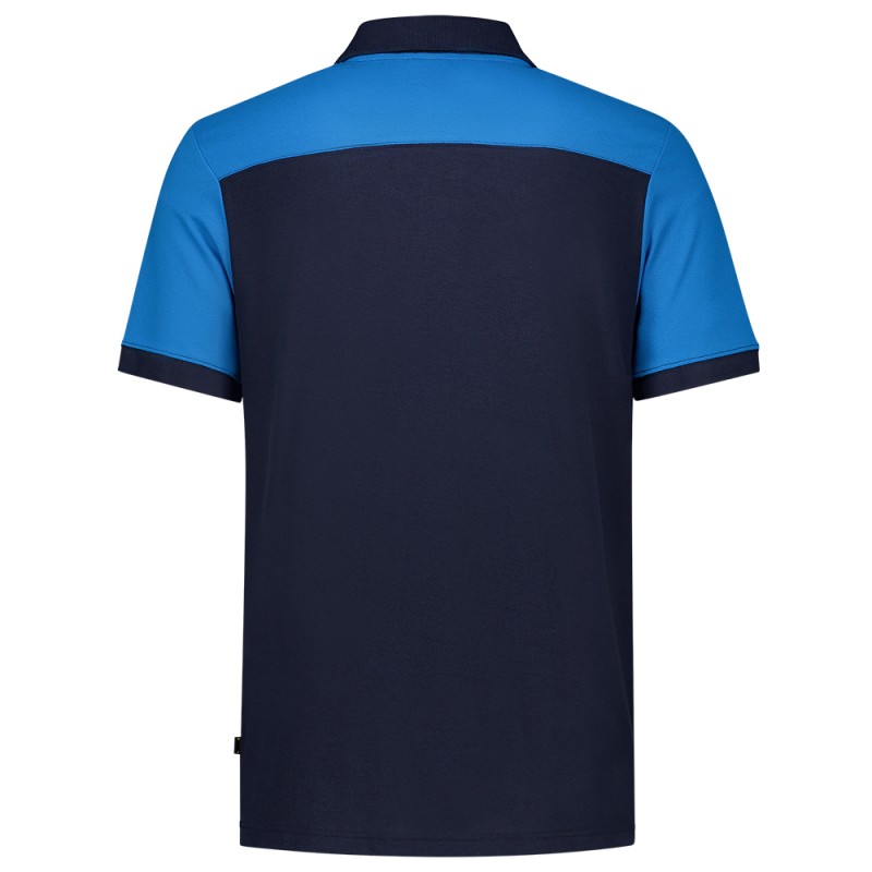 TRICORP 202006 Poloshirt Bicolor Naden ink-turquoise