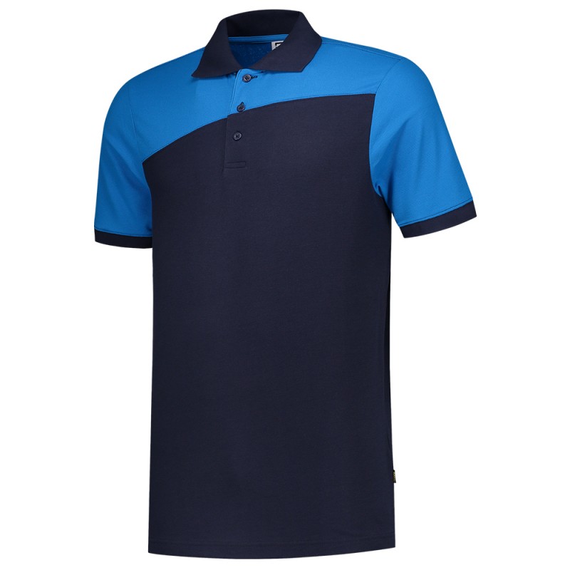 TRICORP 202006 Poloshirt Bicolor Naden ink-turquoise