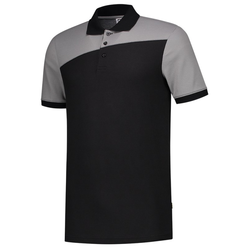 TRICORP 202006 Poloshirt Bicolor Naden black-grey