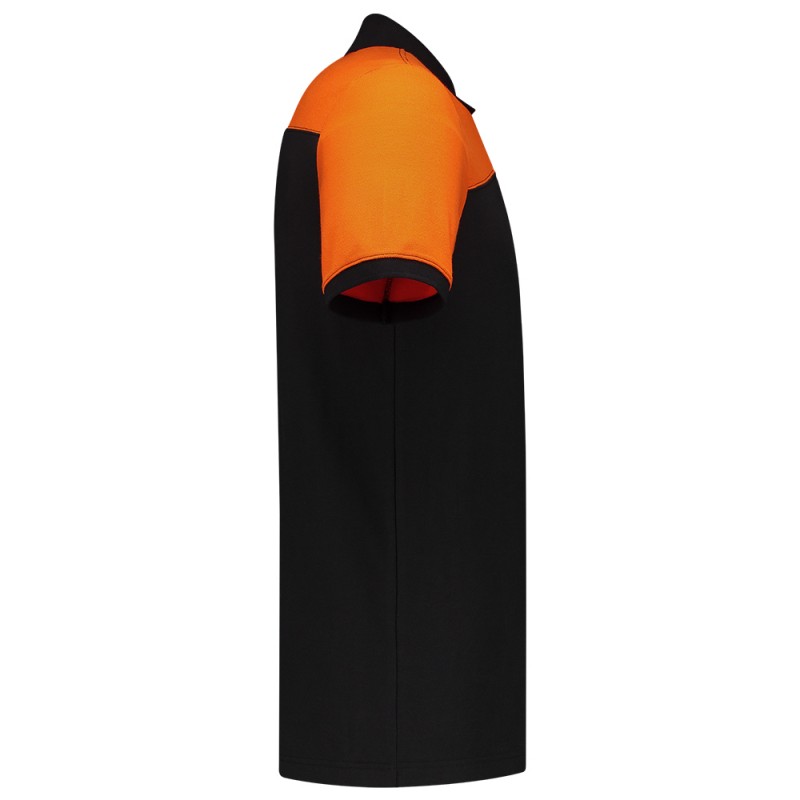 TRICORP 202006 Poloshirt Bicolor Naden black-orange
