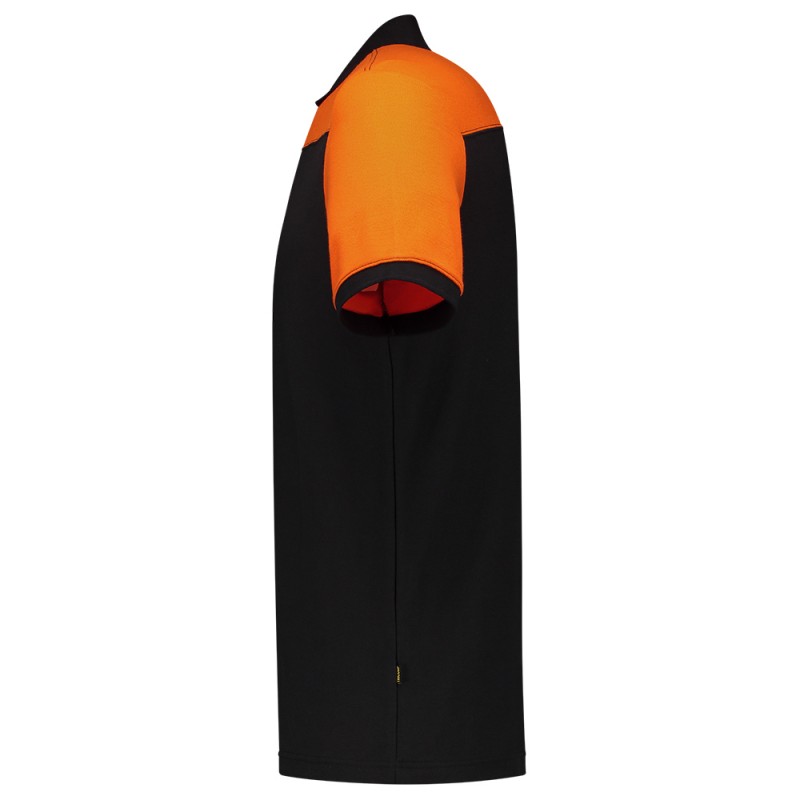 TRICORP 202006 Poloshirt Bicolor Naden black-orange