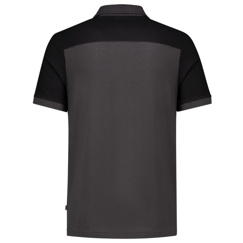 TRICORP 202006 Poloshirt Bicolor Naden darkgrey-black