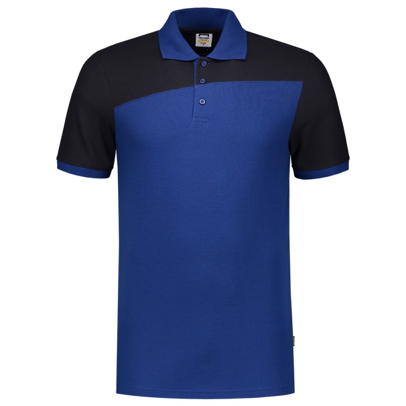 TRICORP 202006 Poloshirt Bicolor Naden royalblue-navy