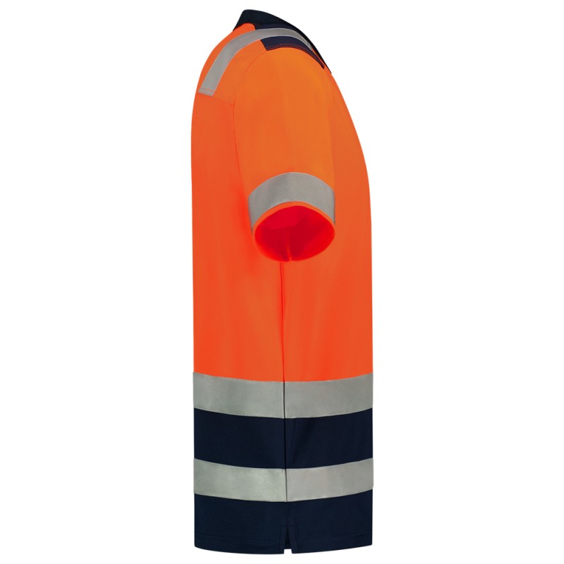 TRICORP 203007 Poloshirt High Vis Bicolor fluor oranje/ink