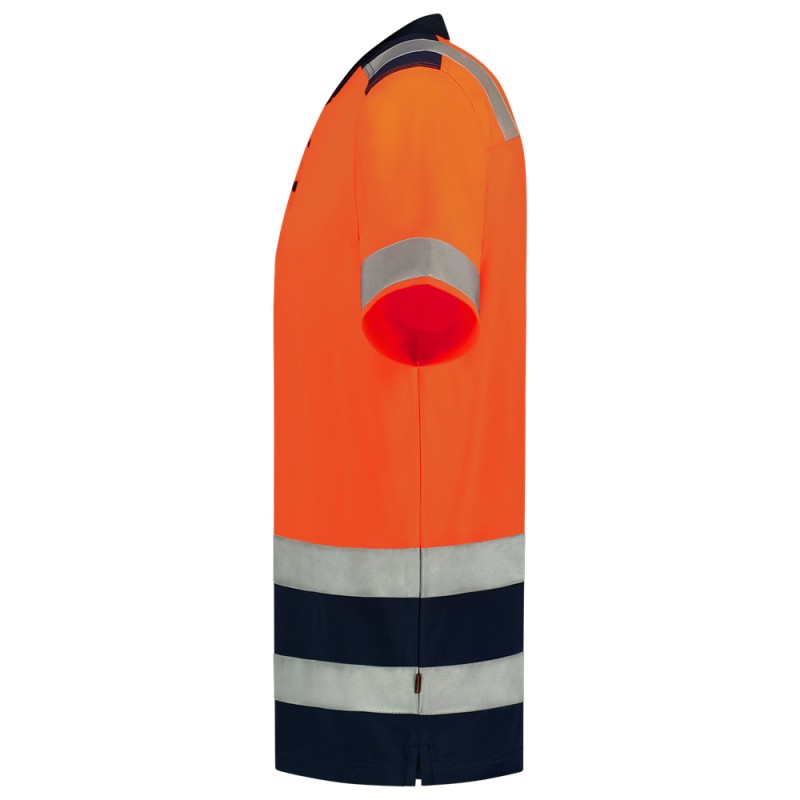 TRICORP 203007 Poloshirt High Vis Bicolor fluor oranje/ink