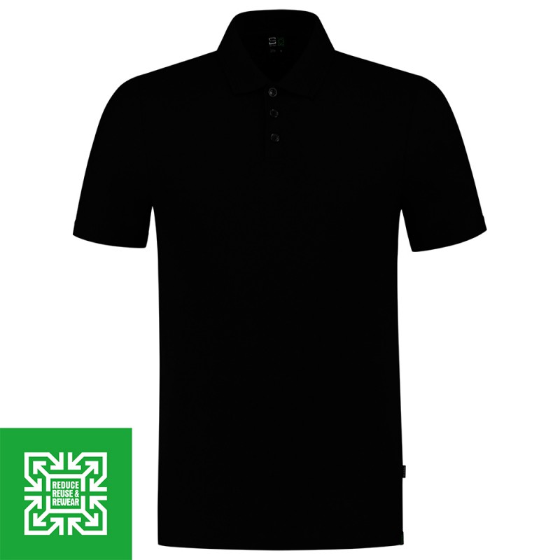 TRICORP 201701 Poloshirt Fitted Rewear zwart