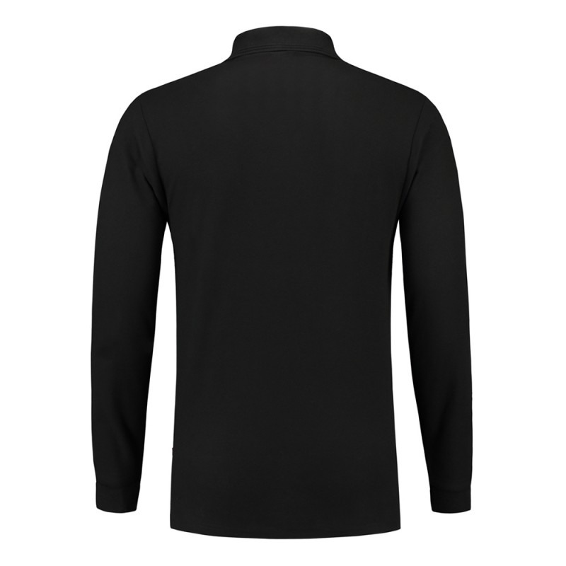 TRICORP 201008/PPKL180 Poloshirt 100% Katoen Lange Mouw black